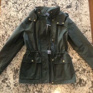 Lands end army green jacket